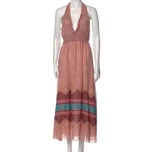 MISA LOS ANGELES Printed Long Dress Size XSmall - Picture 1 of 4